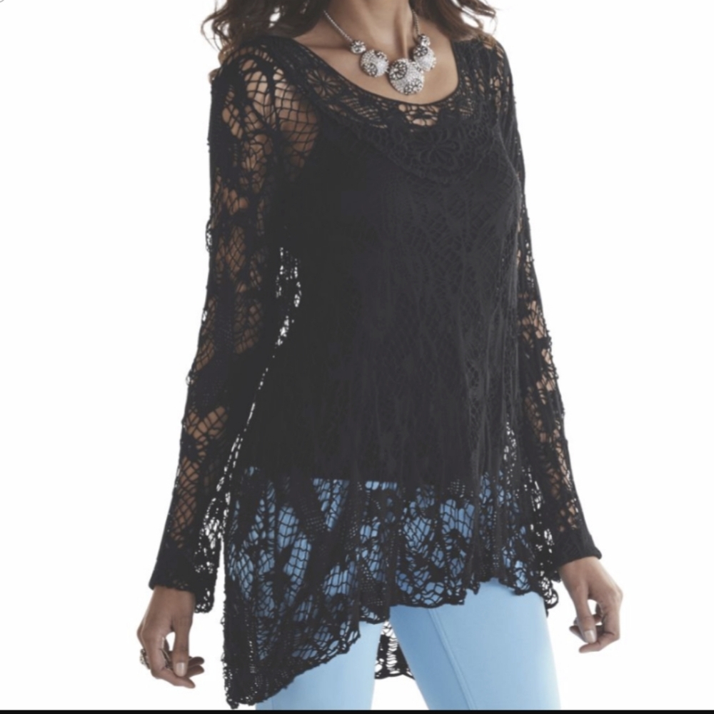 Medallion Crochet Sweater